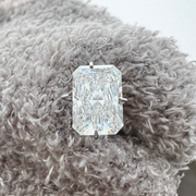 1.92 Carat Radiant Cut Lab-Grown Diamond in Original Lighting with Blanket Texure