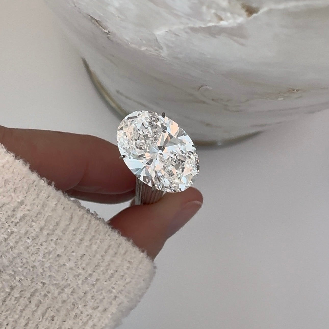 7.03 Carat Oval Captured from a video