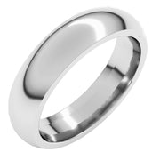5mm 18K White Gold Comfort-Fit Band
