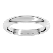 3mm 18K White Gold Comfort-Fit Band
