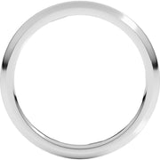 2mm 14K White Gold Standard Comfort-Fit Band