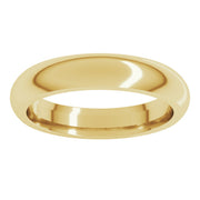 4mm 14K Yellow Gold Comfort-Fit Band
