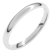 2mm 14K White Gold Comfort-Fit Band