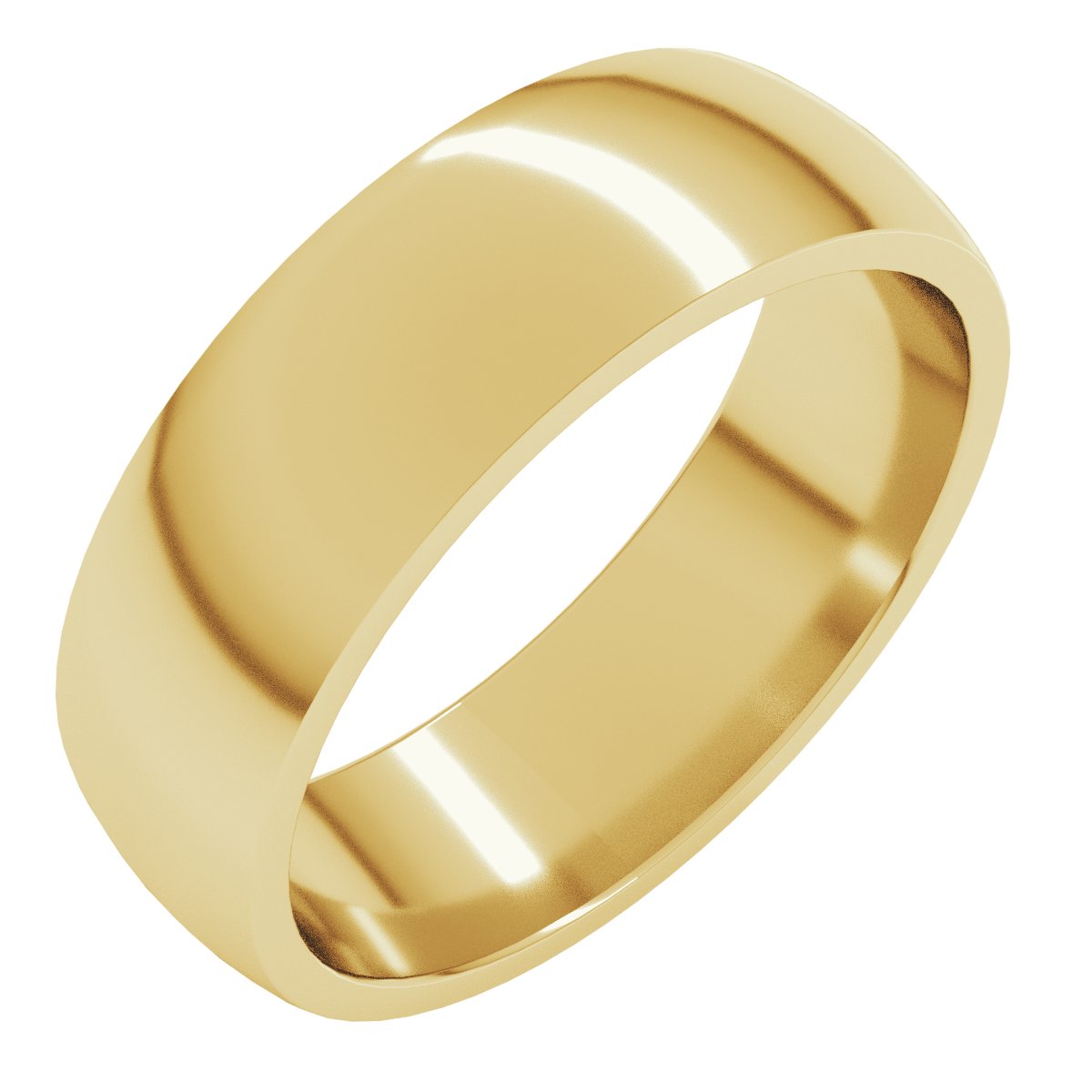 6mm 10K Yellow Gold Comfort-Fit Band