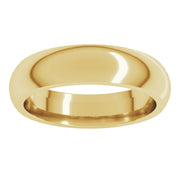 5mm 18K Yellow Gold Comfort-Fit Band