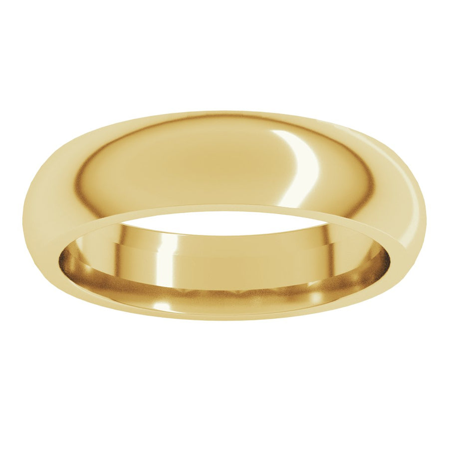 5mm 10K Yellow Gold Comfort-Fit Band