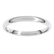 2mm 10K White Gold Comfort-Fit Band