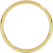 2mm 14K Yellow Gold Comfort-Fit Band