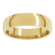 5mm 10K Yellow Gold Comfort-Fit Band