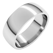 7mm 10K White Gold Comfort-Fit Band