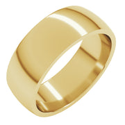 7mm 18K Yellow Gold Comfort-Fit Band