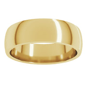 6mm 18K Yellow Gold Comfort-Fit Band
