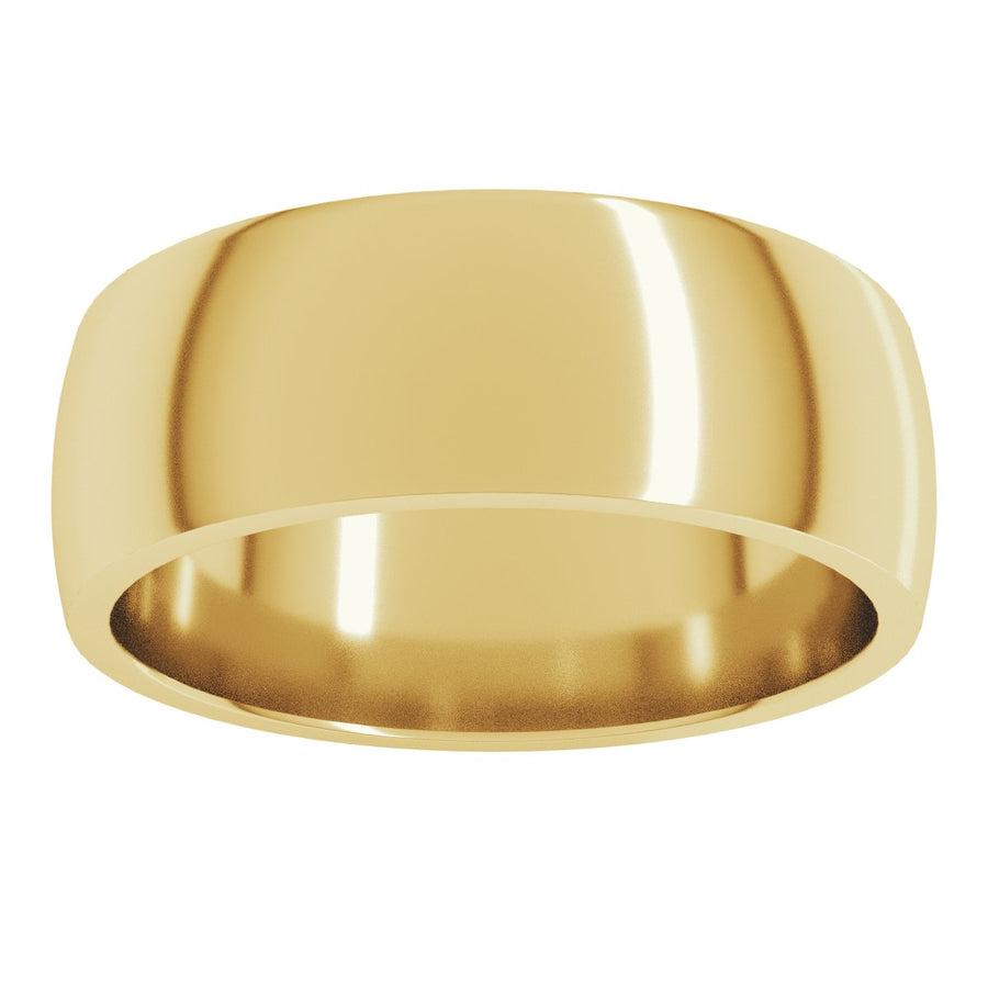 7mm 18K Yellow Gold Comfort-Fit Band