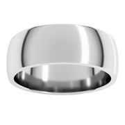 7mm 18K White Gold Comfort-Fit Band