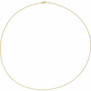 1.5mm Cable Chain Yellow Gold